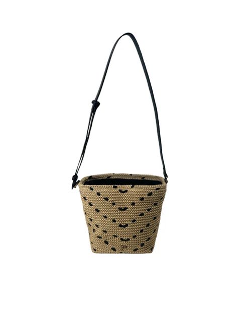 BUCKET MINI CHEVRON PINKO | 106835.A391HZ3Q PAGLIA/NERO-ANT. GOLD